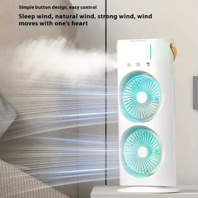 Torre Ventilador Humidificador Doble
