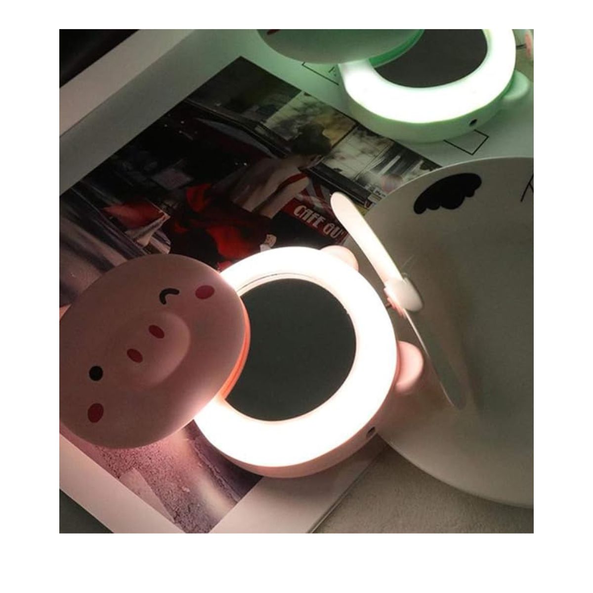 Mini ventilador portátil de maquillaje