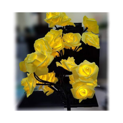 Lámpara de Árbol con 24 Rosas 🌼