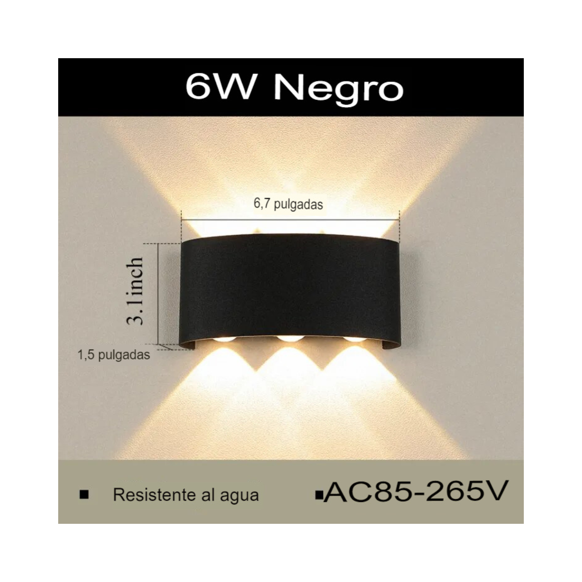 Lámpara de Pared LED ajustable de 17 cm