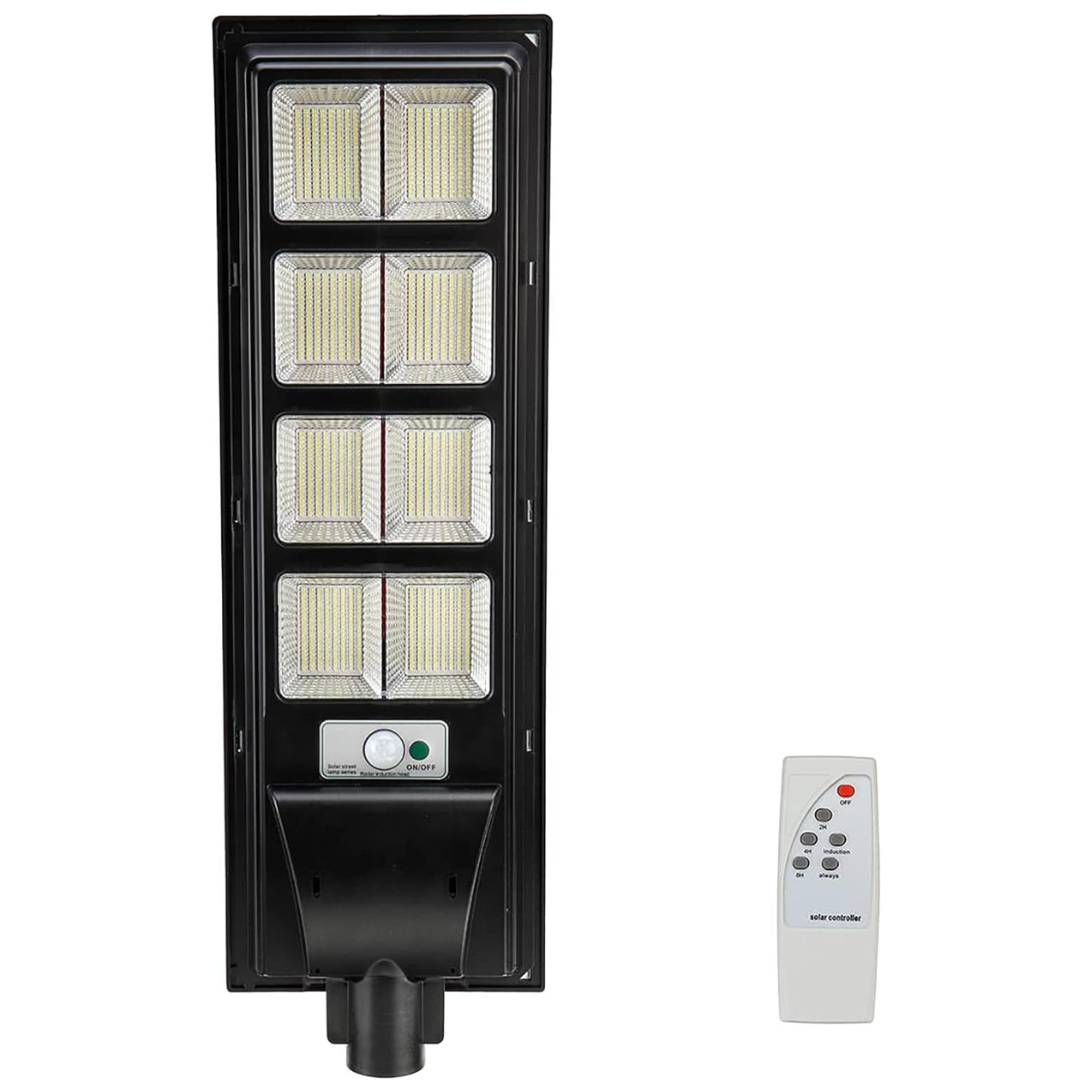 Foco solar recargable para poste 900Wats