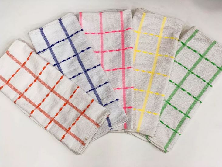 Set 12 Paños De Cocina Toalla Mas Grueso