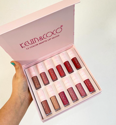 SET 12 LABIALES MATTE LIP GLOSS