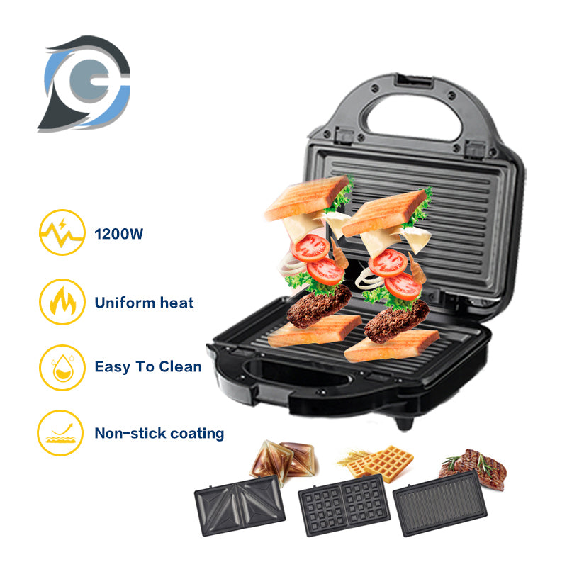 Tostadora De Pan Eléctrica Sanguchera