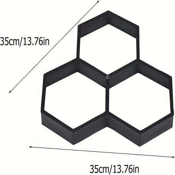 Molde Para cemento Hexagonal