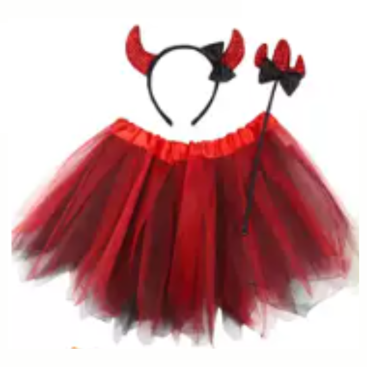 Disfraz con Falda Multicolor