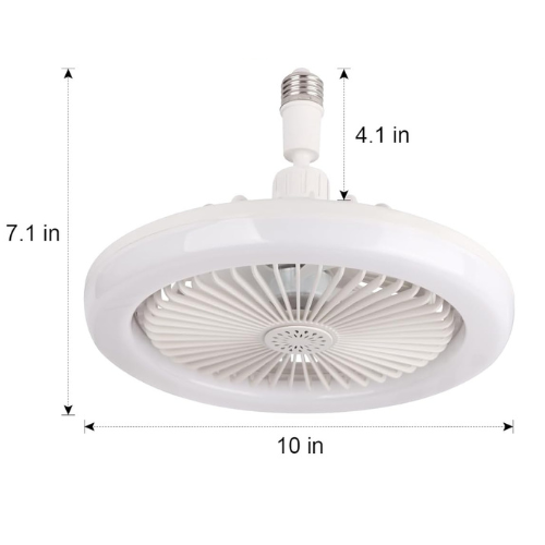 Ventilador de Techo Con Luz + Mando