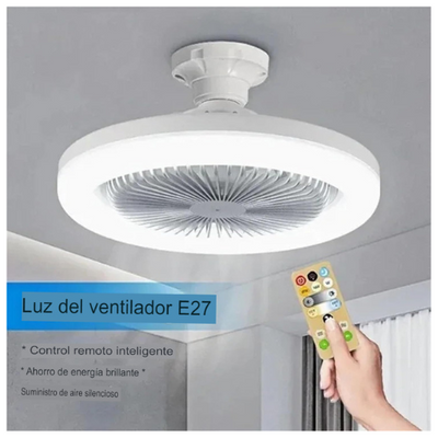 Ventilador de Techo Con Luz + Mando