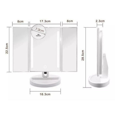 Espejo Maquillaje Giratorio 🪞