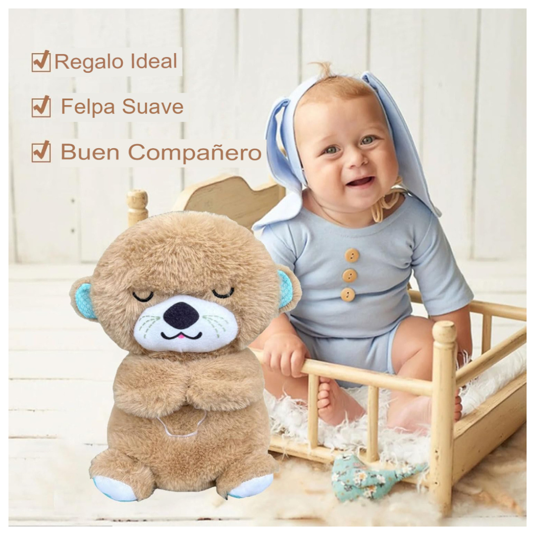 Nutria 🦦  de Peluche Calmante Beige