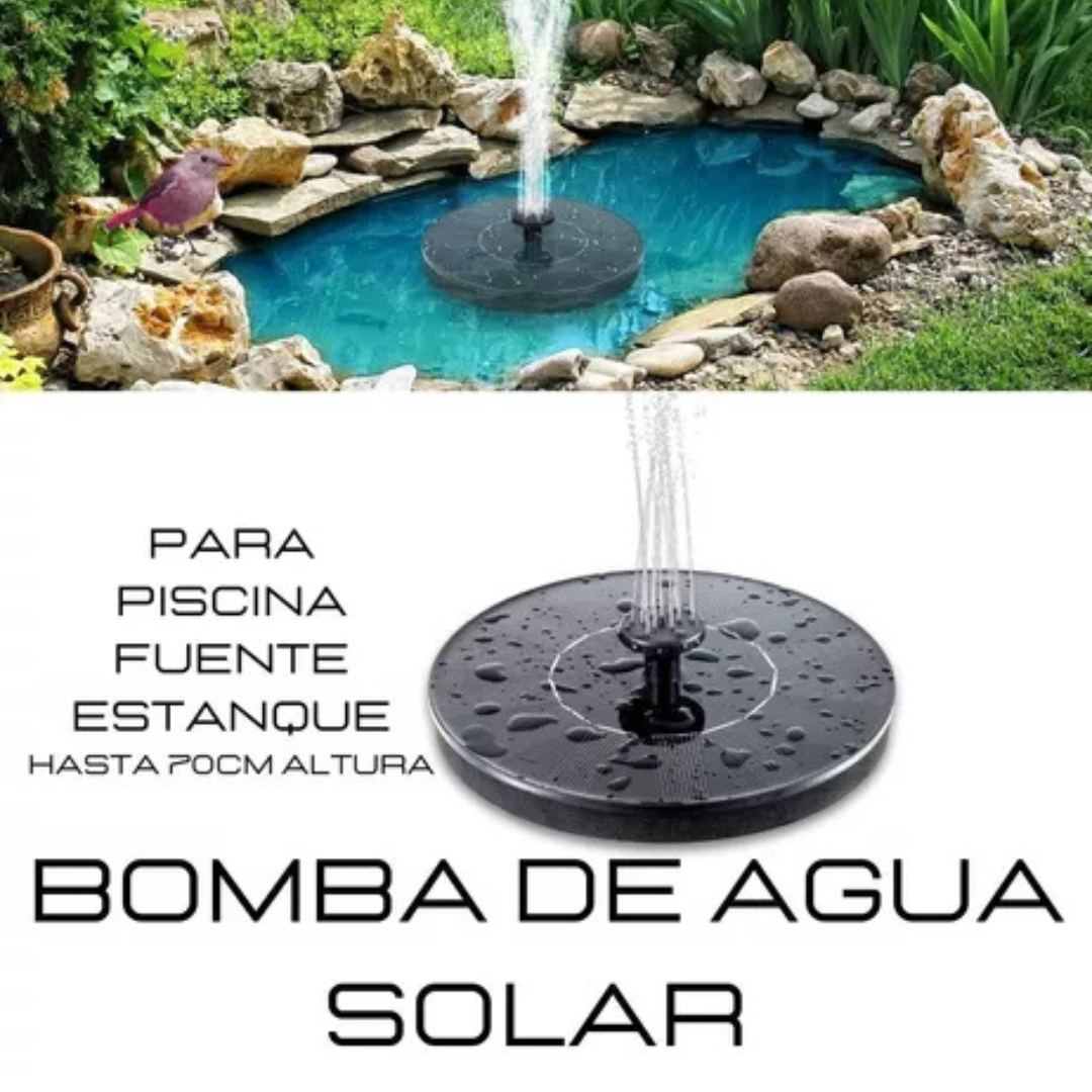 Fuente Flotante Para Jardín Carga Solar