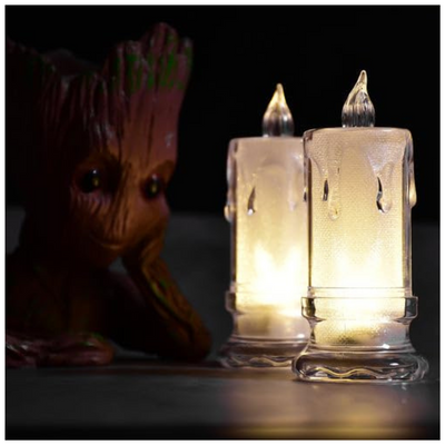 Trio de Velas LED Crystal Glow