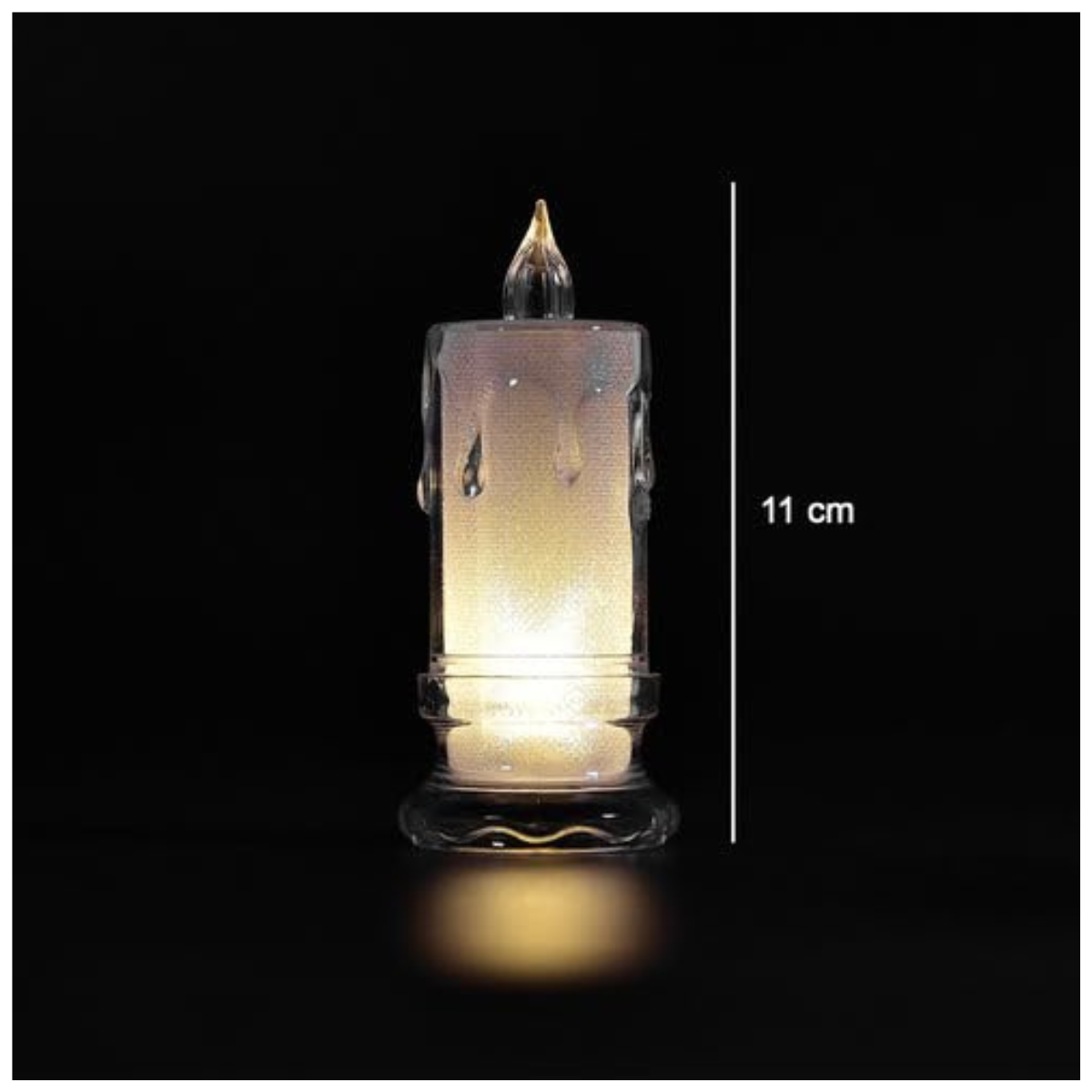 Trio de Velas LED Crystal Glow