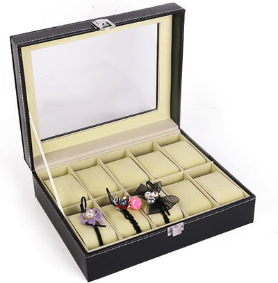 Joyero Exhibidor De Relojes 10 Espacios