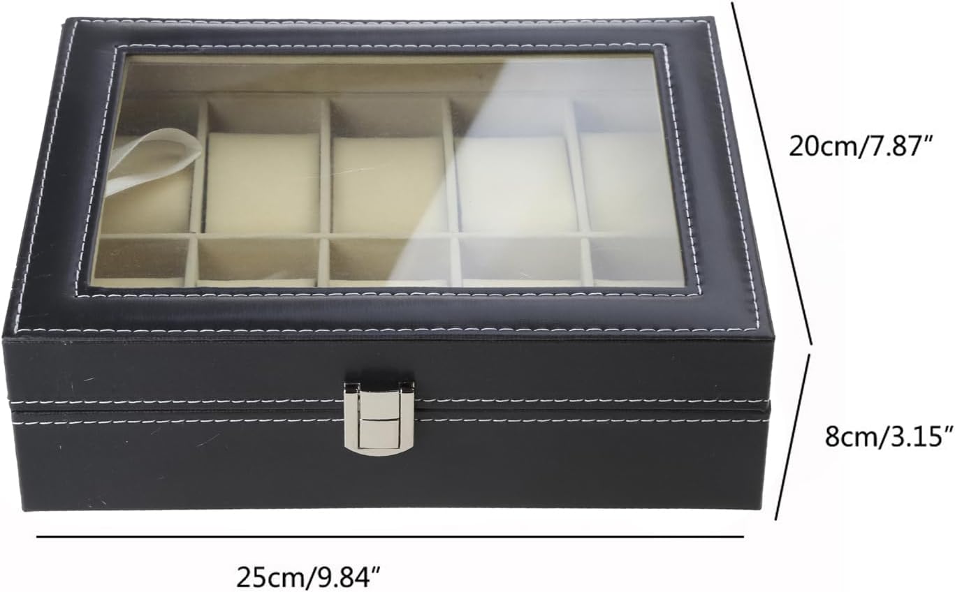 Joyero Exhibidor De Relojes 10 Espacios