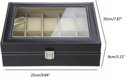 Joyero Exhibidor De Relojes 10 Espacios