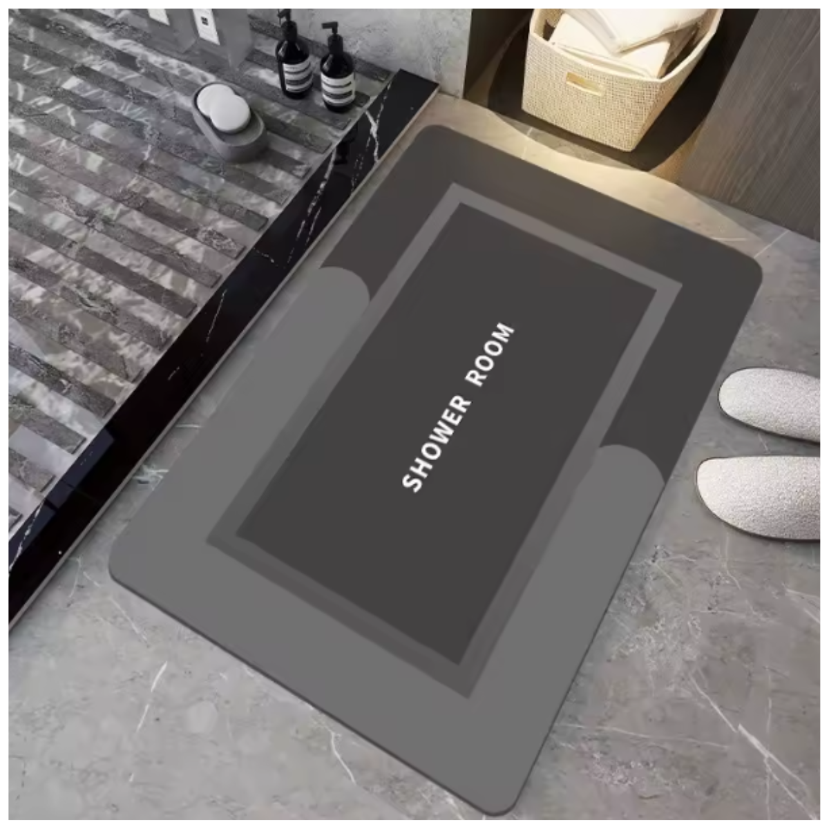 Alfombra Antiresbalante Estilo Cuadrado