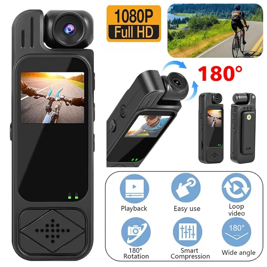 Videocámara Corporal Con Pantalla