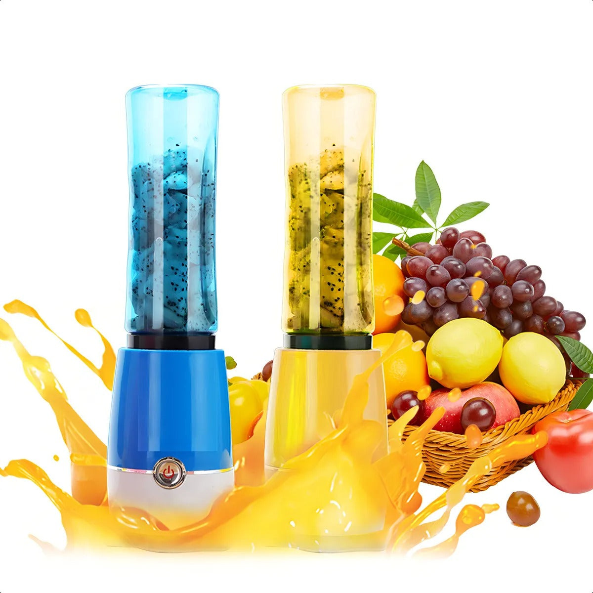 Juguera Portátil Licuadora 2 Vasos