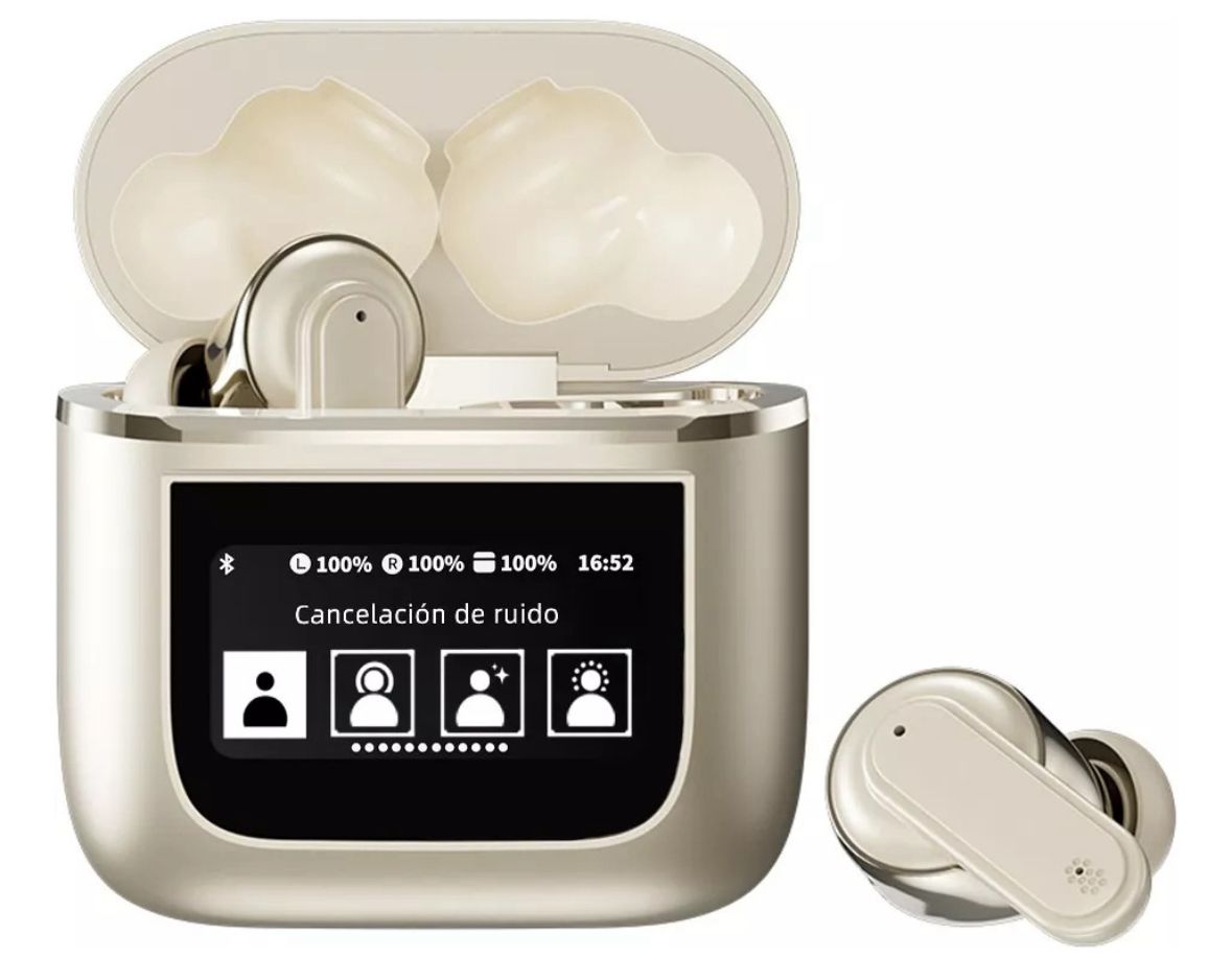 Audífonos pro con pantalla táctil