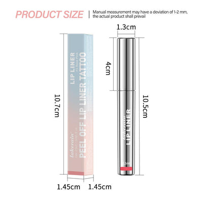 Delineador Tinte De Labios Impermeable