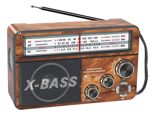 Radio Portátil Carga Solar Waxiba