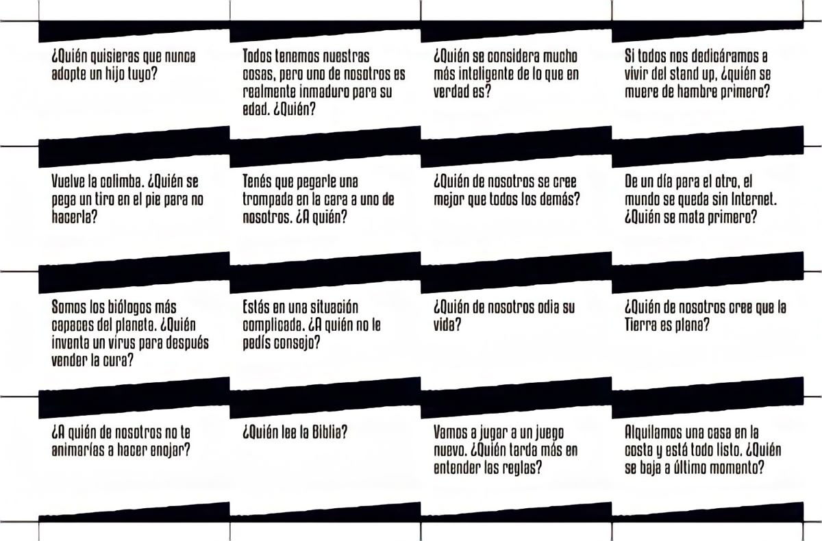 Juego Picante de Cartas