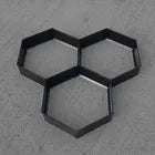 Molde Para cemento Hexagonal