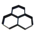 Molde Para cemento Hexagonal