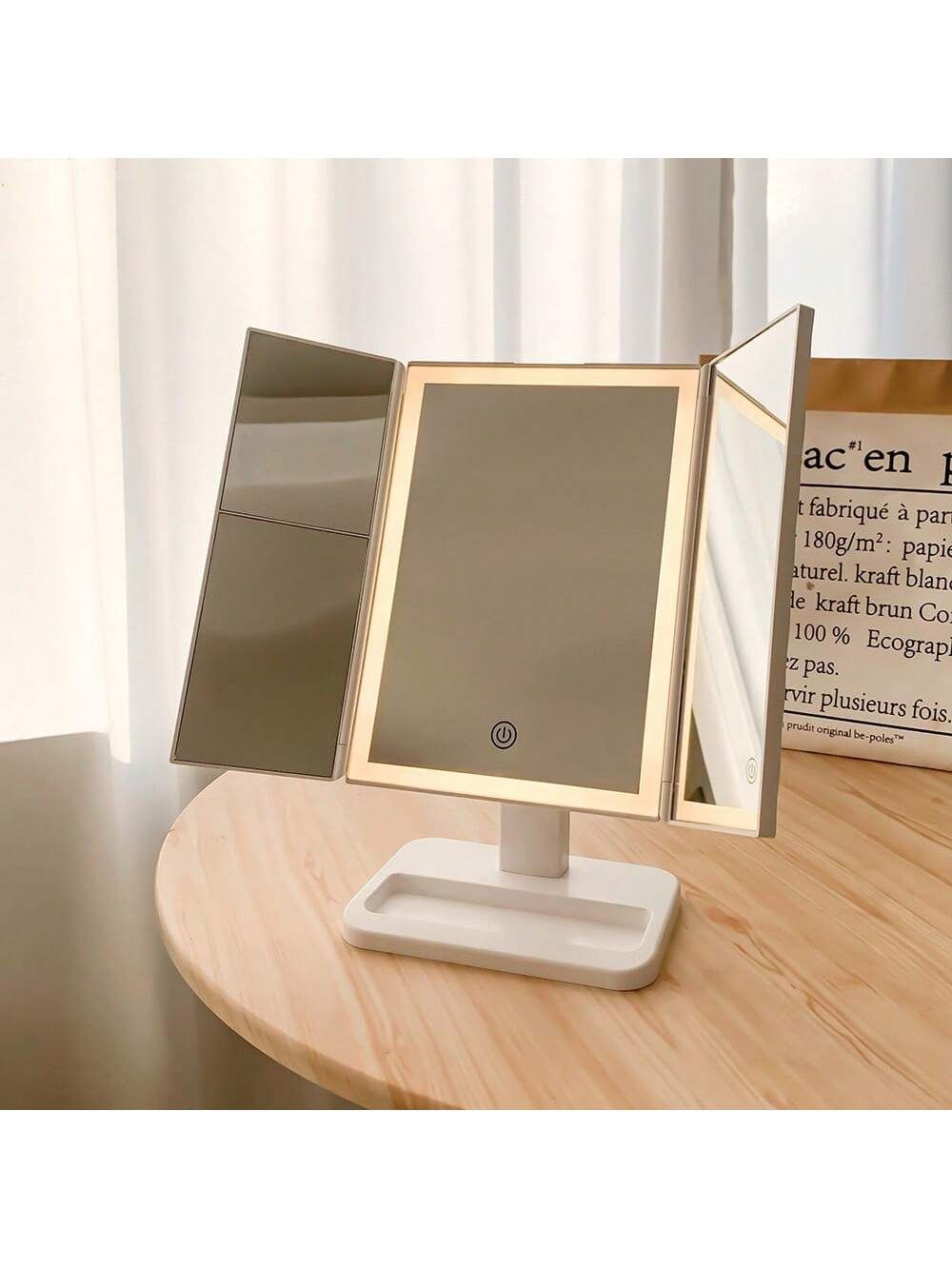 Espejo Maquillaje Giratorio 🪞