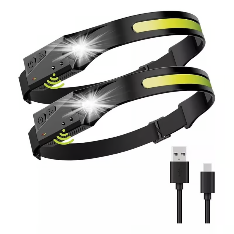 LINTERNA RECARGABLE CABEZA X2