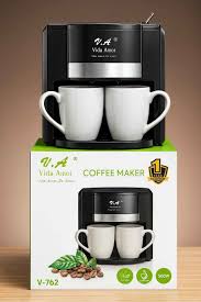 Cafetera Electrica Doble Taza
